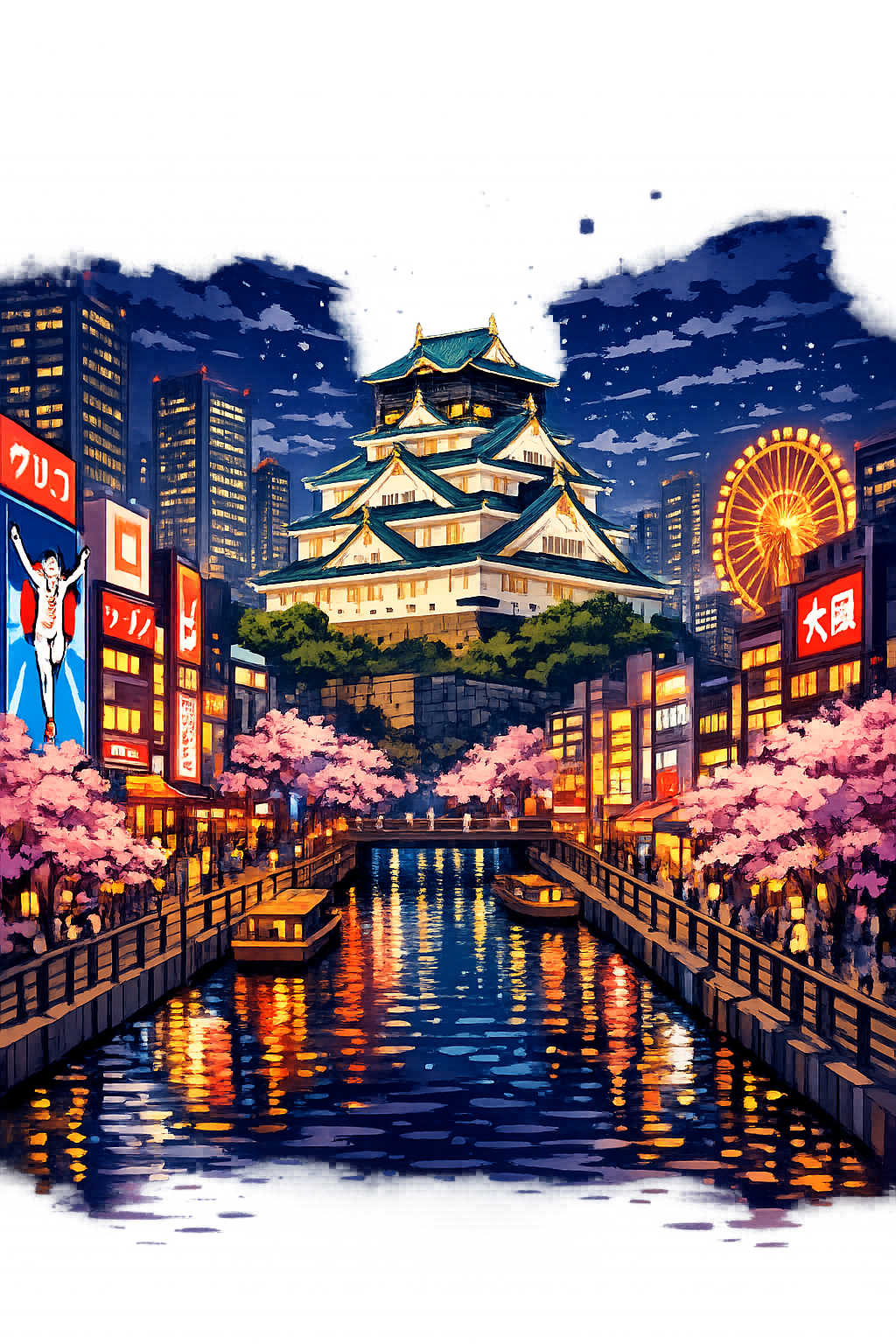 Ōsaka — Osaka Castle and the city skyline